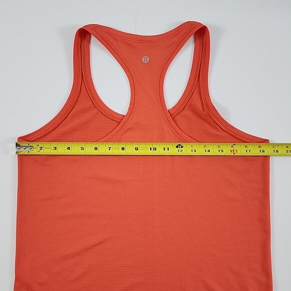 Lululemon Swiftly Tech Racerback Tank Top 2.0 Race Length Autumn Red Size 12 - Picture 14 of 15